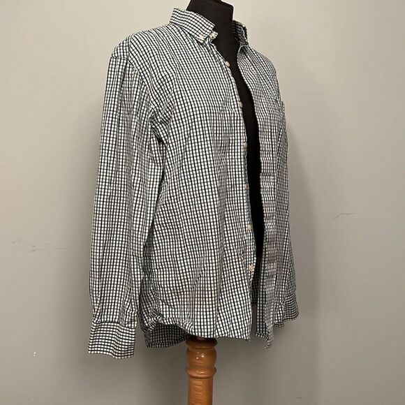 Izod Men's Multicolor Plaid Long Sleeve Button Up Shirt - Picture 6 of 9